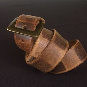 Genuine leather belt size 38 like new hardly worn